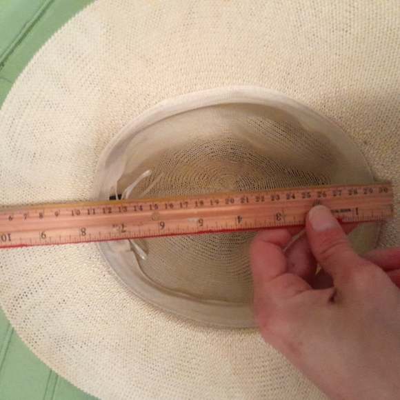 Unbranded panama style straw fedora, one size fits all. New! - Picture 4 of 5